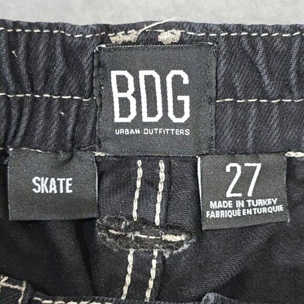 BDG Urban Outfitters Jeans Womens 27 X 29 Black Denim Skate Wide Leg Carpenter - Picture 10 of 13